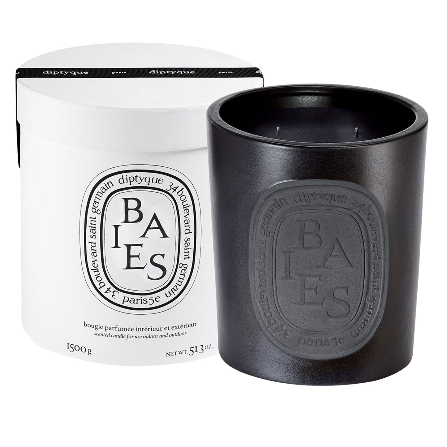 Diptyque Black Baies Large Scented Candle - Product Details