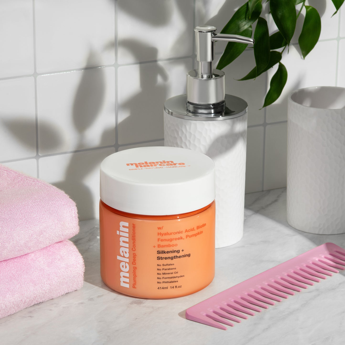 Melanin Haircare Plumping Deep Conditioner - Image 5