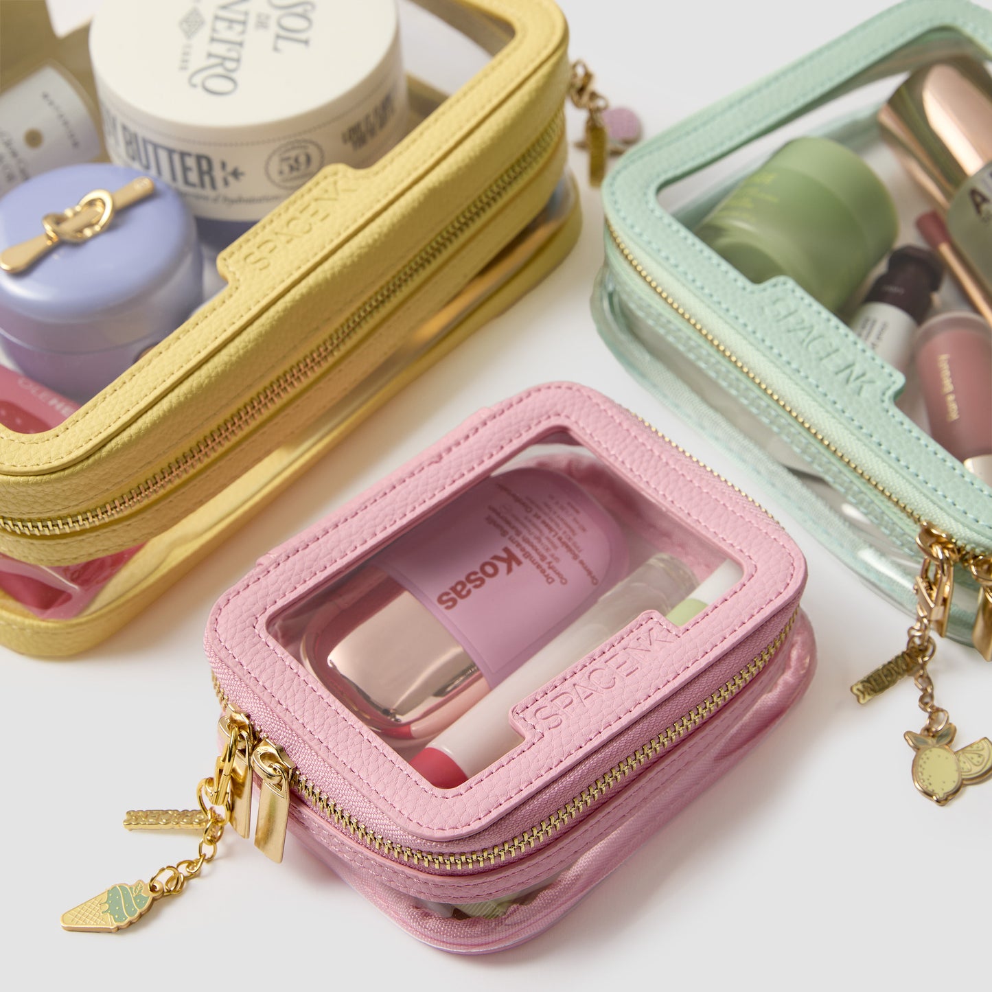 Blush & Beauty Summer Society Large Mint Travel Bag - Image 4