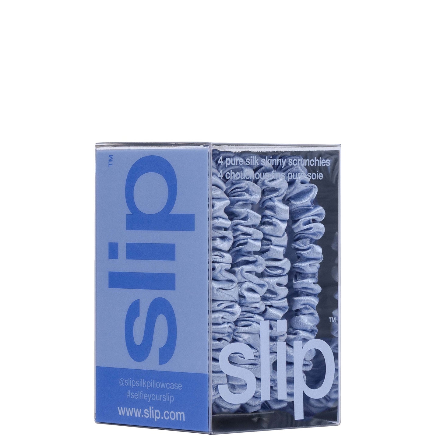 Slip Pure Silk Skinny Scrunchies - Cornflower - Image 8