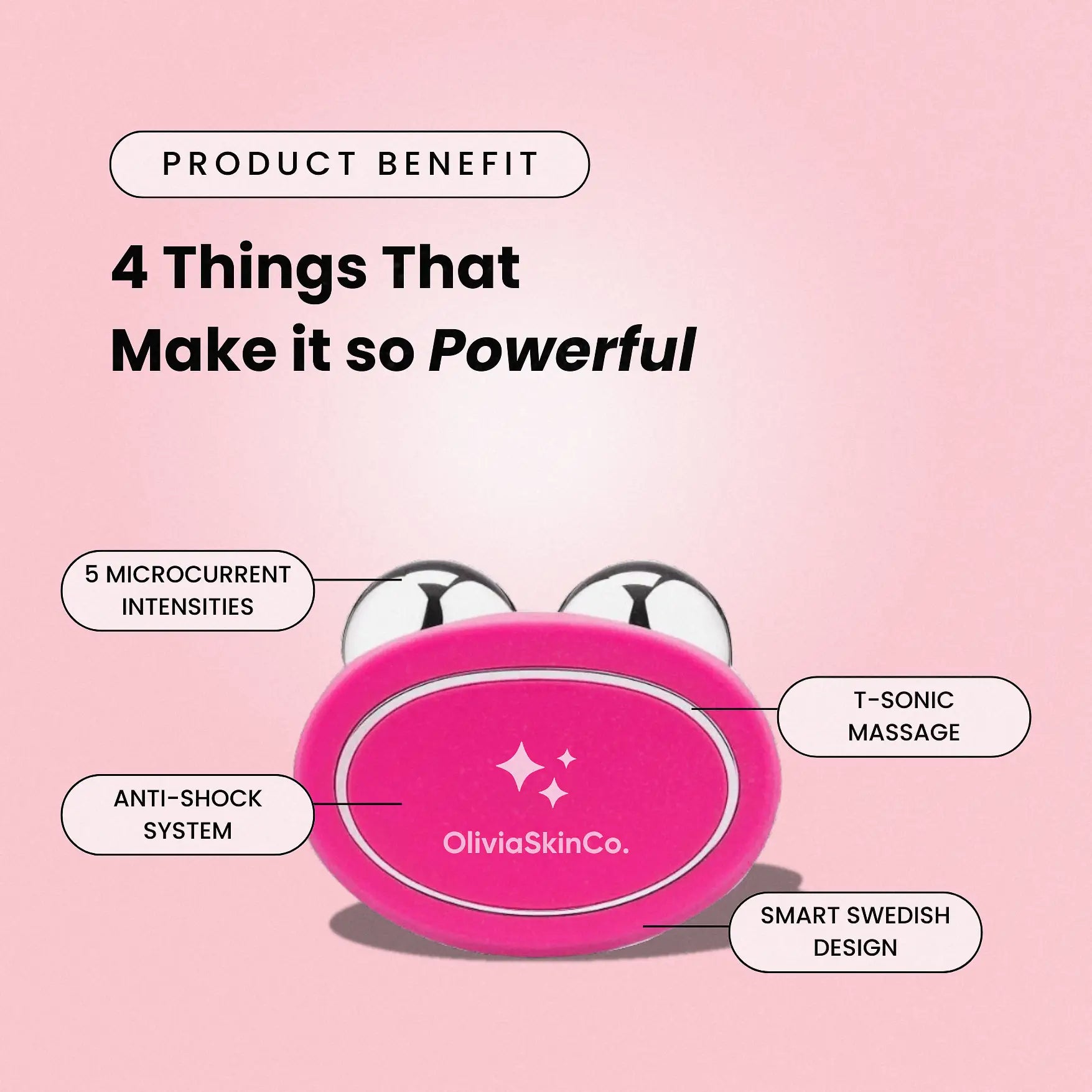 Lumin Beauty Mico™ - Microcurrent Facial Device - Application