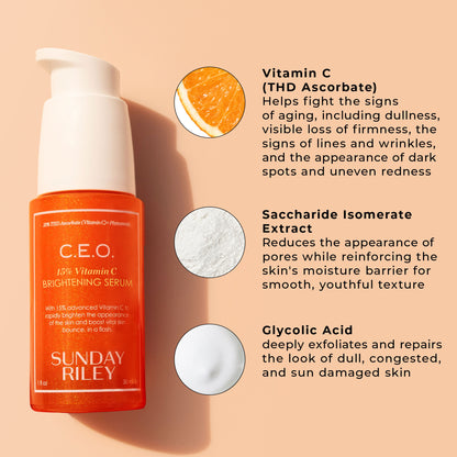 Sunday Riley CEO 15% Vitamin C Brightening Serum - Image 5