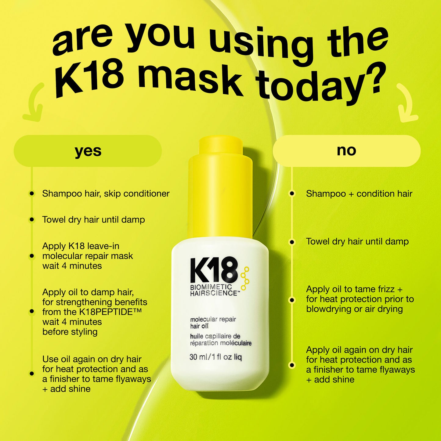 K18 HAIR Molecular Repair Hair Oil - Image 6