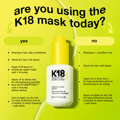 K18 HAIR Molecular Repair Hair Oil - Image 6