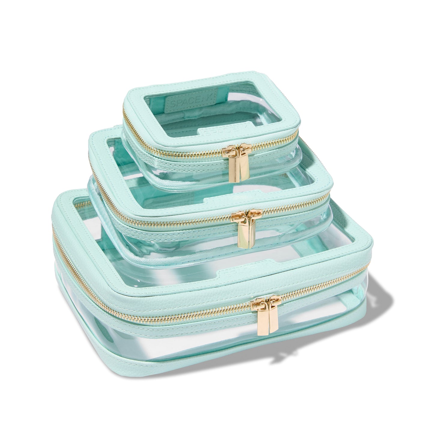 Blush & Beauty Summer Society Large Mint Travel Bag - Application
