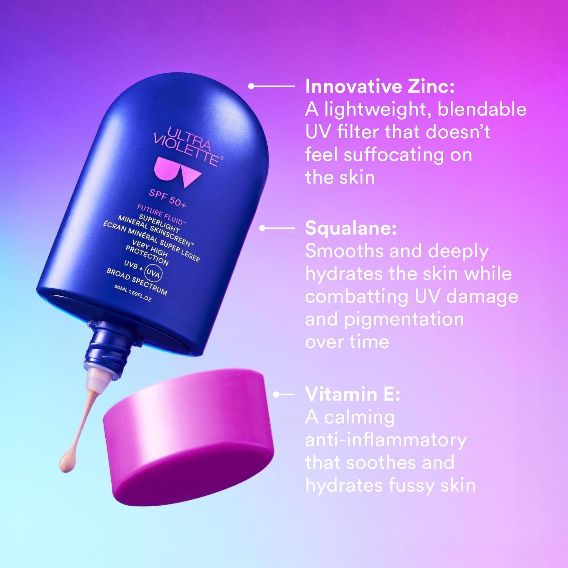 Ultra Violette Future Fluid Spf50+ Superlight Mineral Skinscreen™ - Image 6