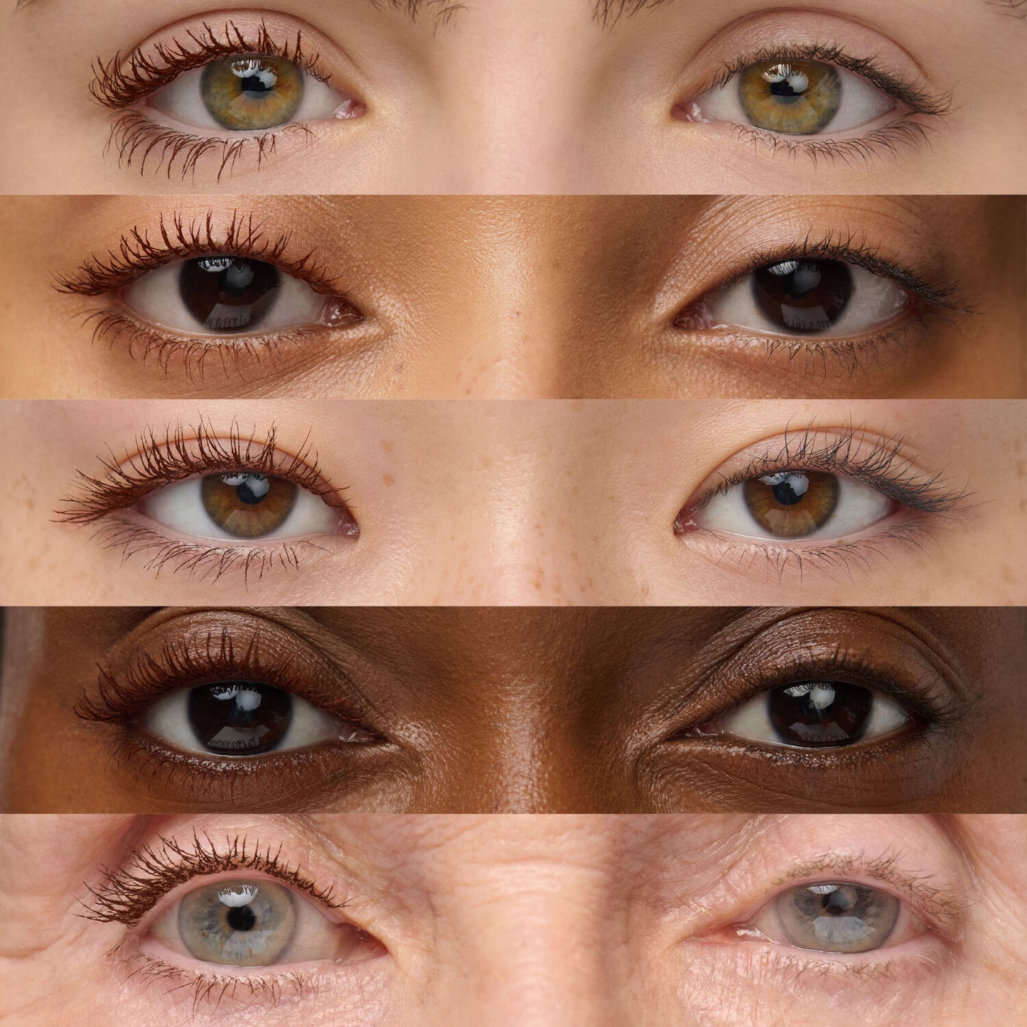 Lisa Eldridge Kitten LASH Mascara BURNT UMBER - Application