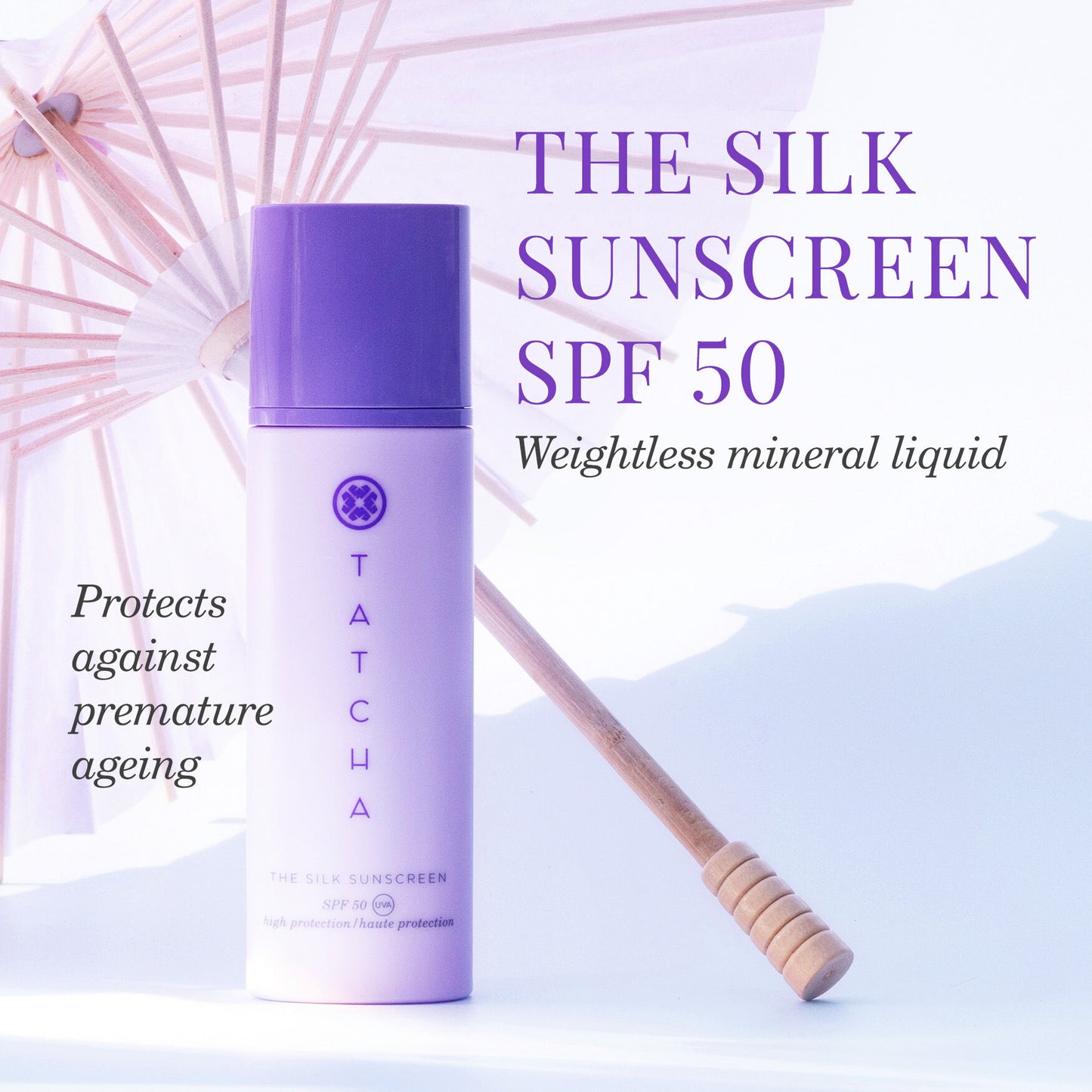 Tatcha Silky SPF and Lush Lips - Application