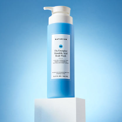 NATURIUM The Energizer Mandelic Acid Body Wash - Application