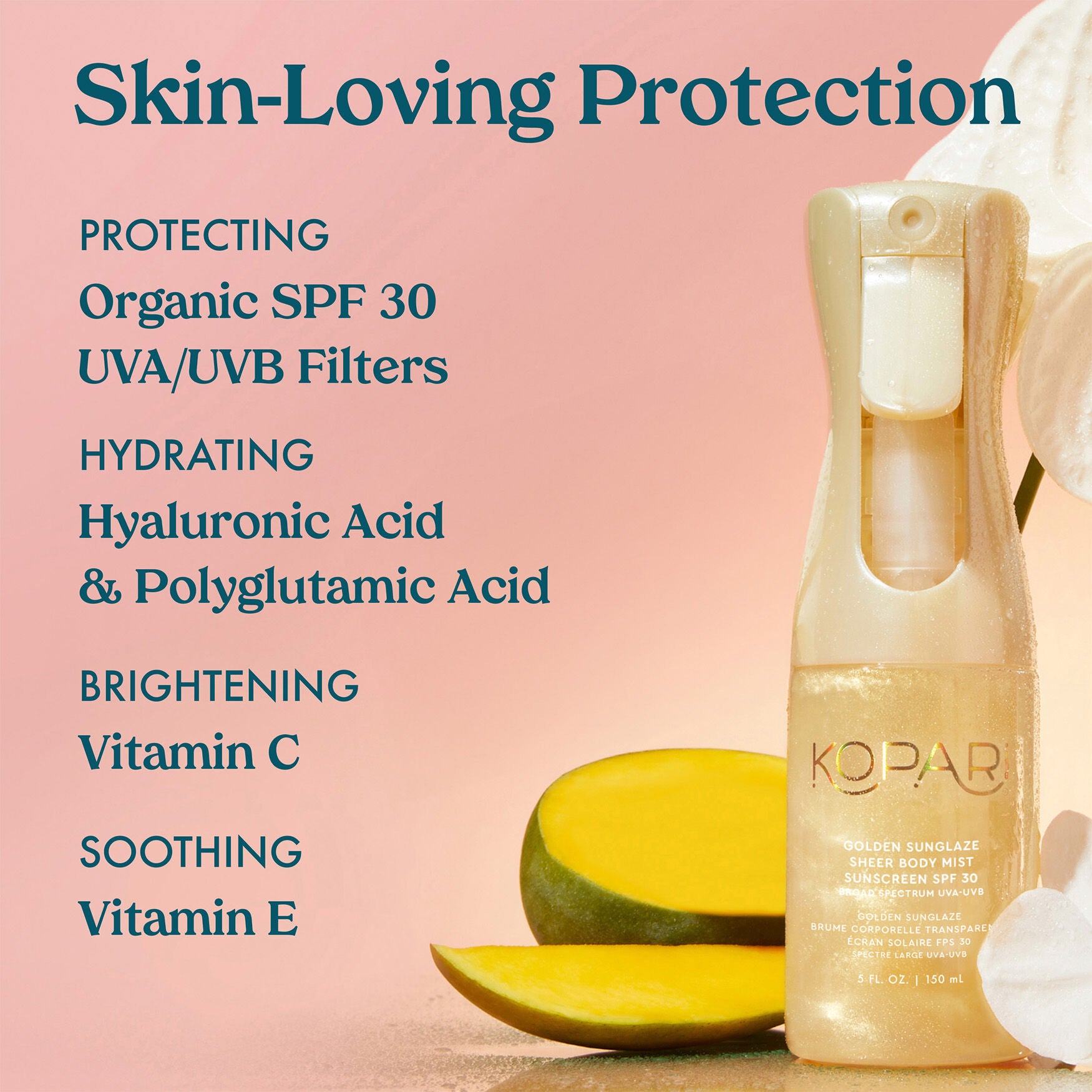 Kopari Golden Sunglaze Sheer Body Mist Sunscreen SPF 30 - Image 5