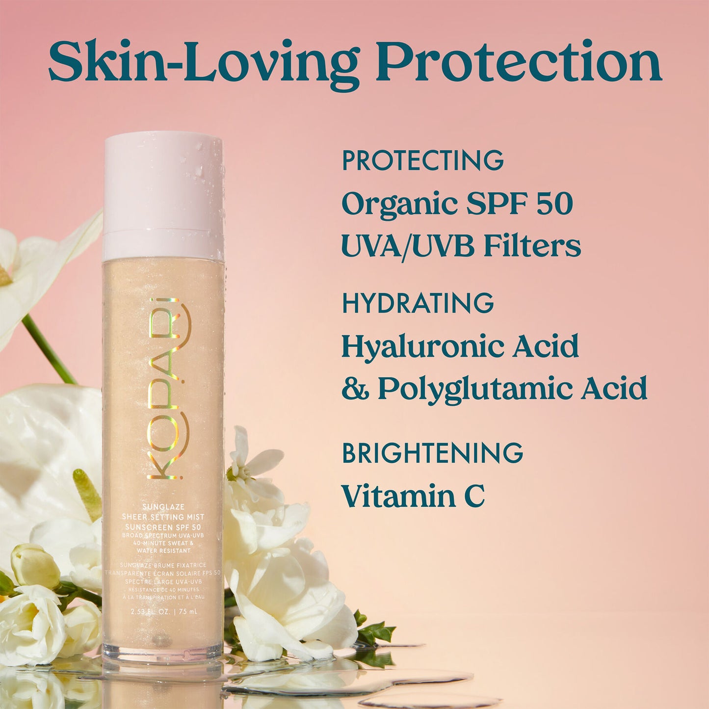 Kopari Sunglaze Sheer Setting Mist Sunscreen SPF 50 - Image 6
