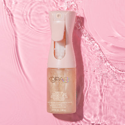 Kopari Sunglaze Sheer Body Mist Sunscreen SPF 30 - Application