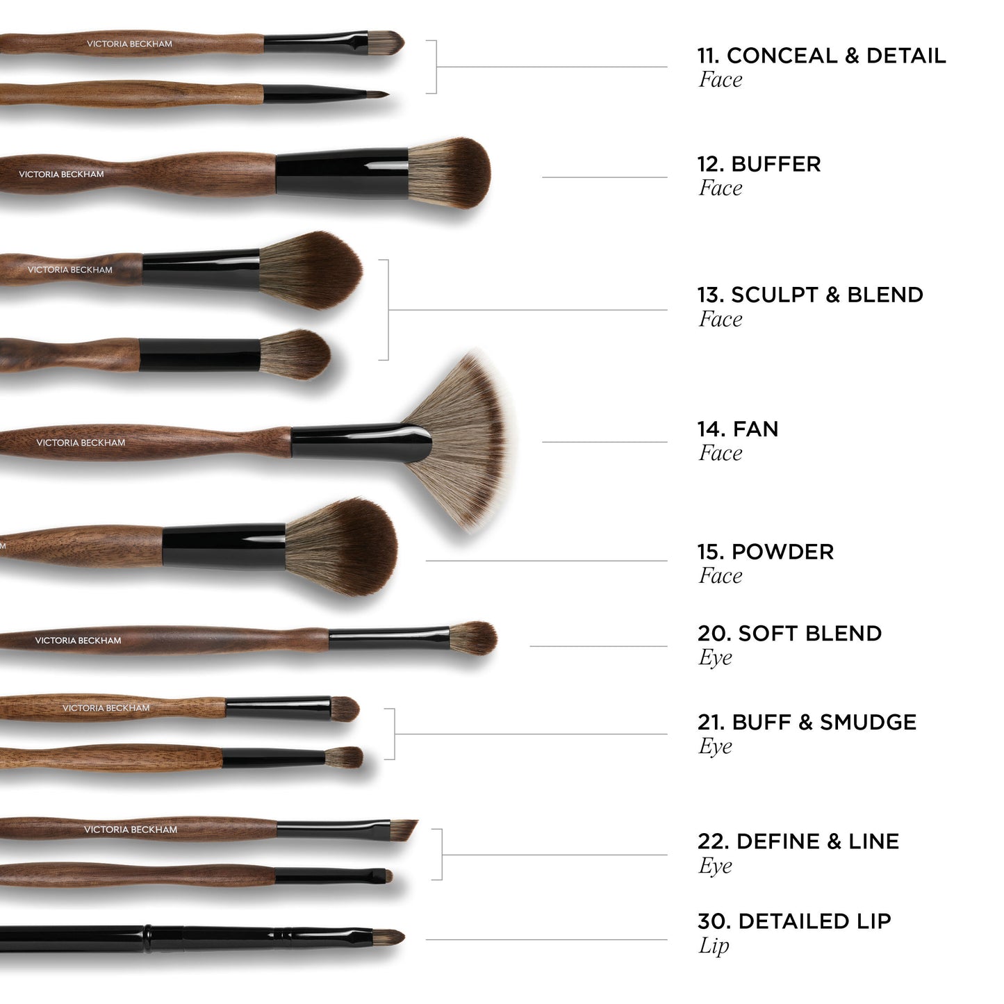 Victoria Beckham Beauty The Brush Collection - 15 Powder - Application