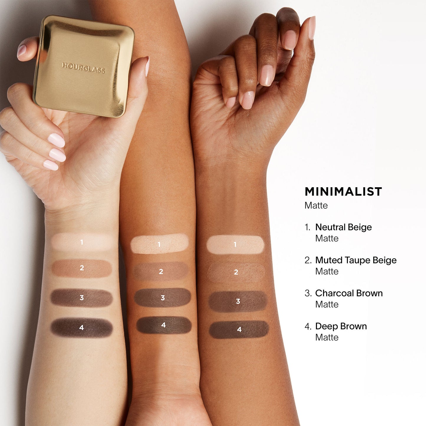 Hourglass Curator Eyeshadow Palette - Application