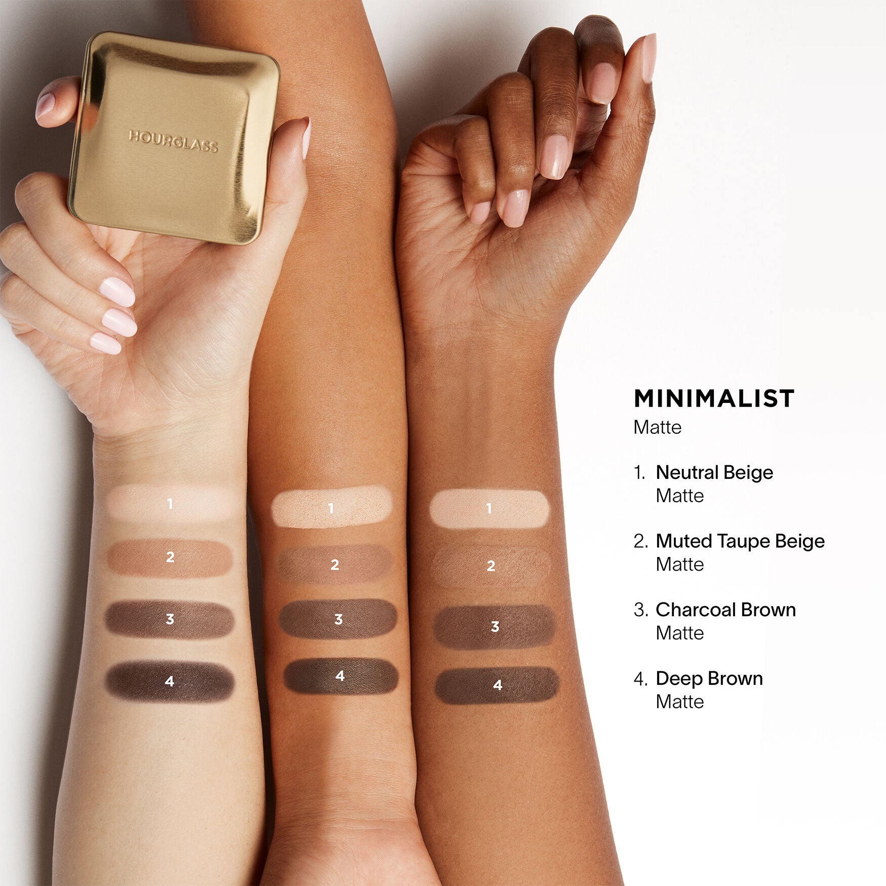 Hourglass Curator Eyeshadow Palette - Application