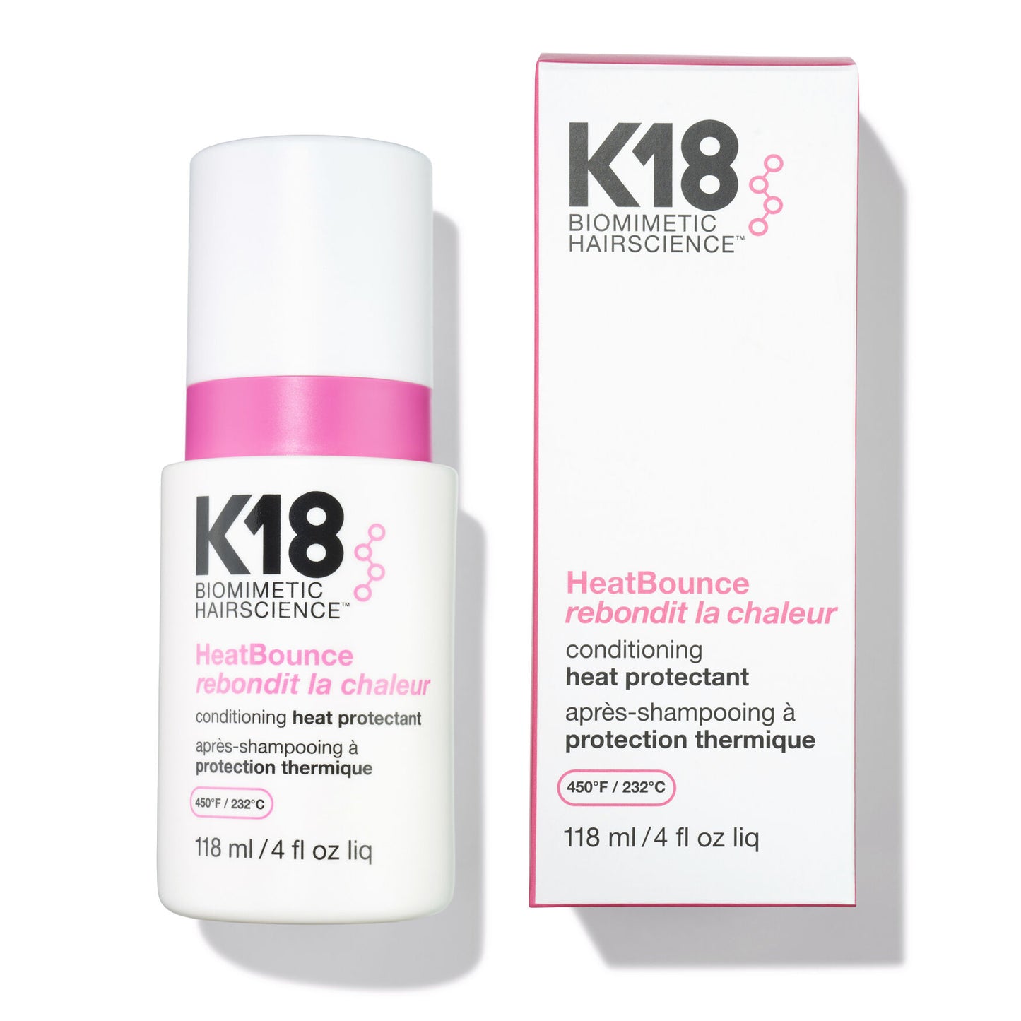 K18 HAIR HeatBounce Conditioning Heat Protectant - Application