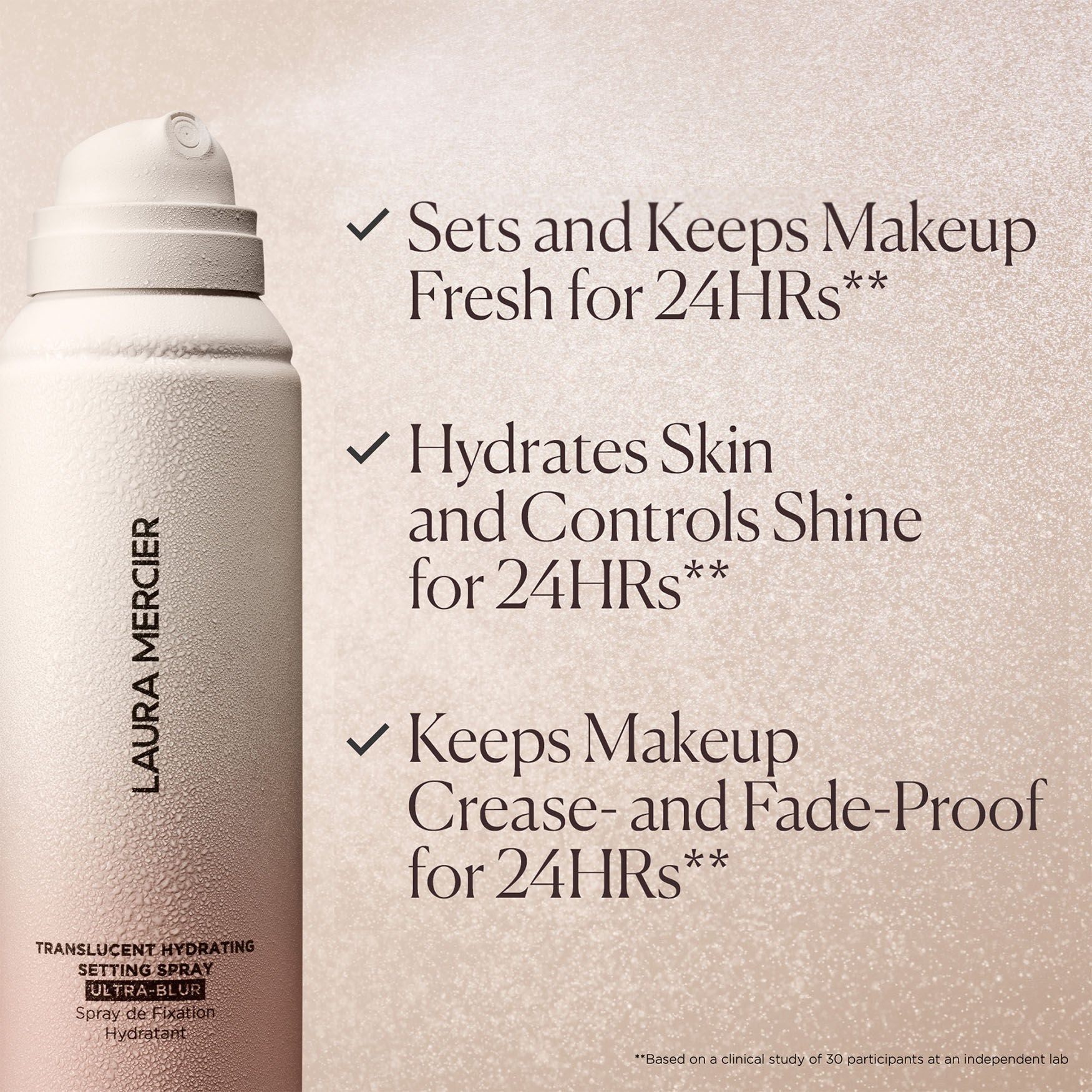 Laura Mercier Translucent Hydrating Setting Spray Ultra-Blur - Image 4