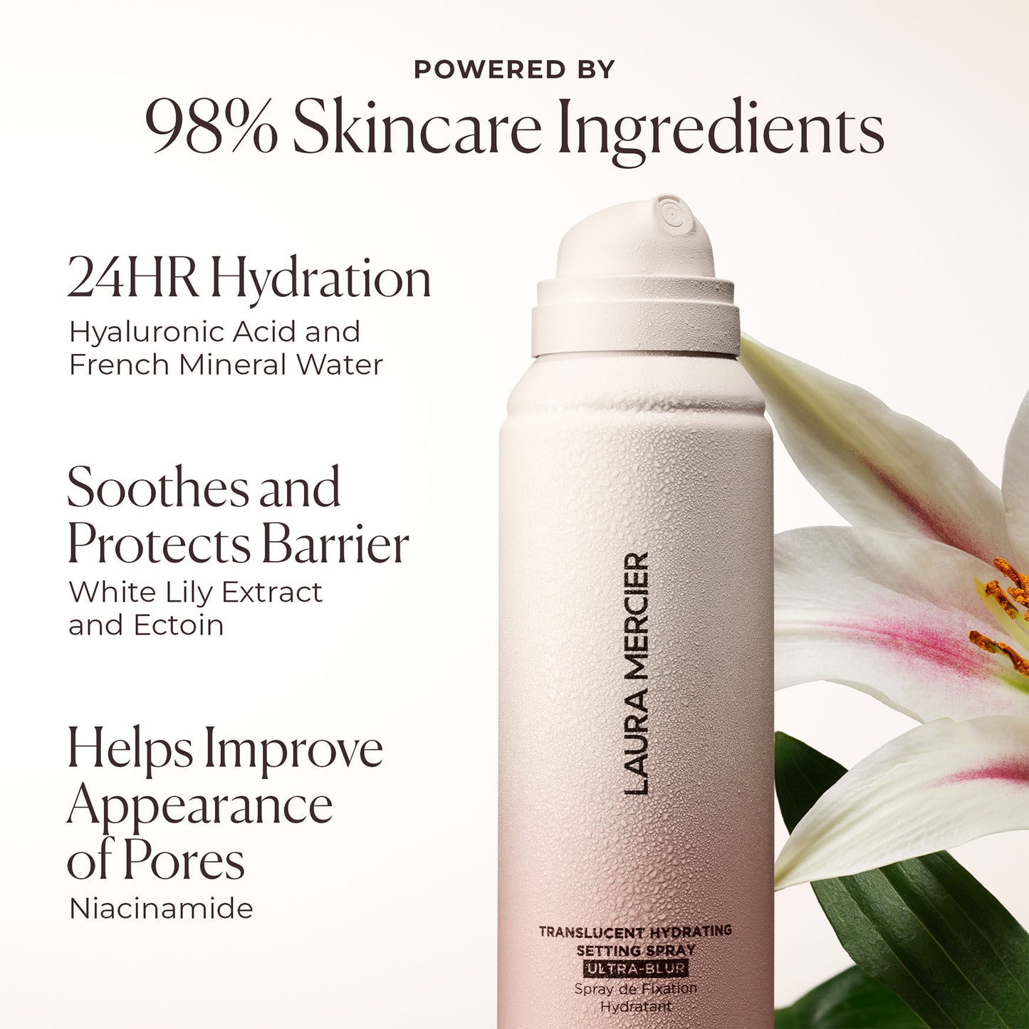 Laura Mercier Translucent Hydrating Setting Spray Ultra-Blur - Image 6