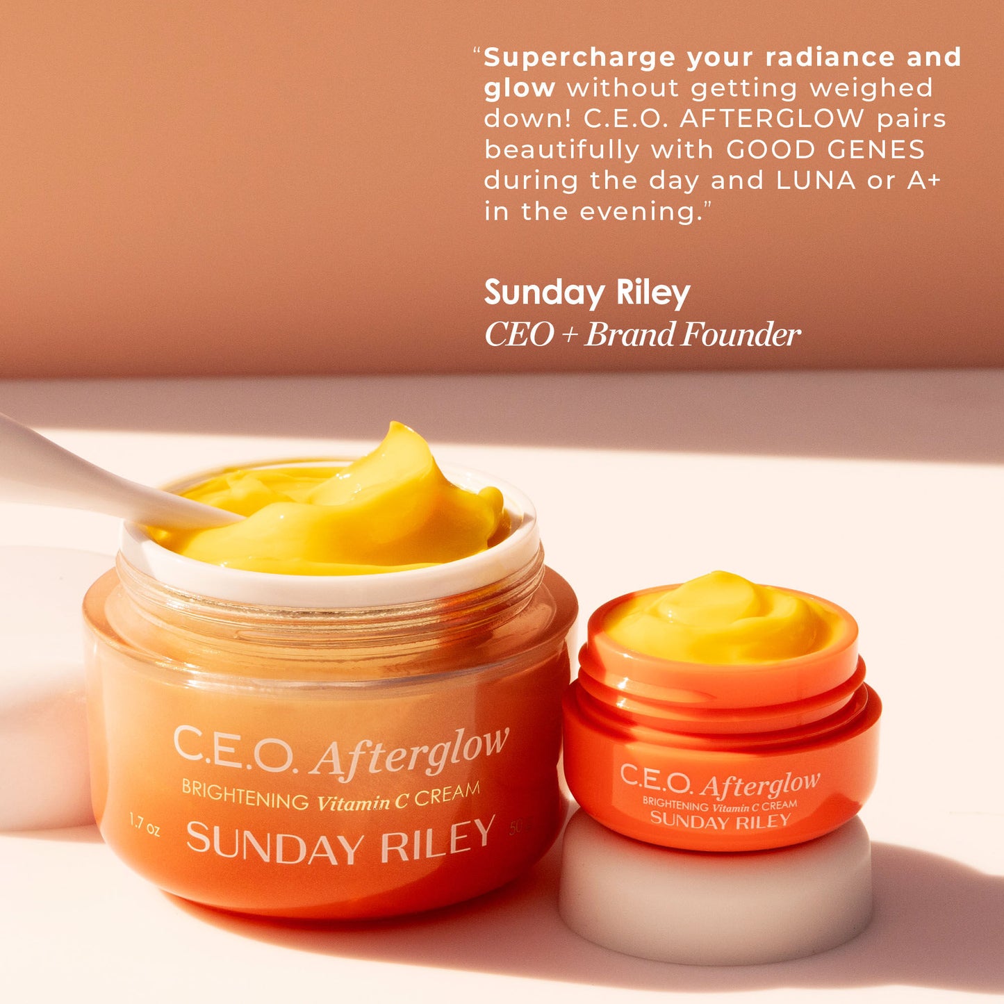 Sunday Riley CEO Afterglow Brightening Vitamin C Cream - Image 7