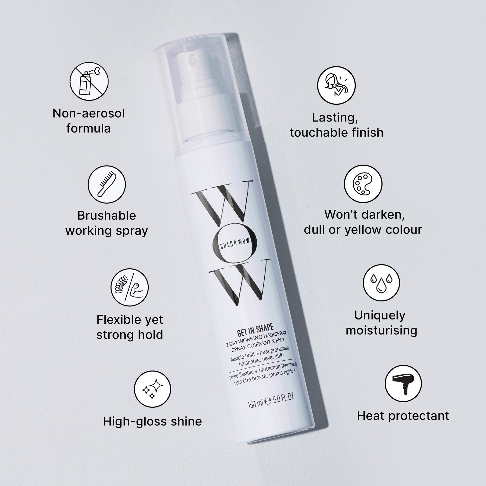 Color Wow Get in Shape 2-in-1 Working Hair Spray - Image 4