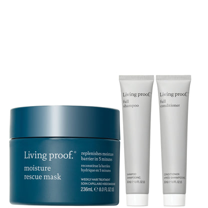 Living Proof Moisture Rescue Mask & Full Shampoo & Conditioner