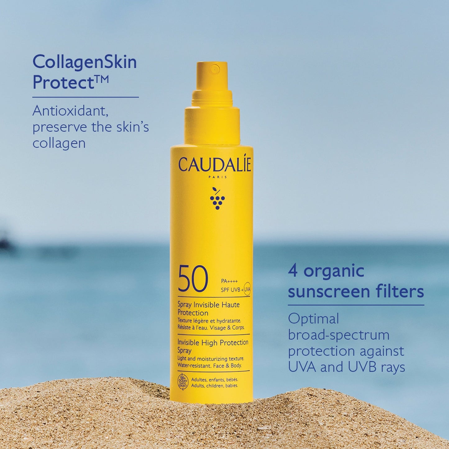 Caudalie Invisible High Protection Spray SPF50 - Image 5