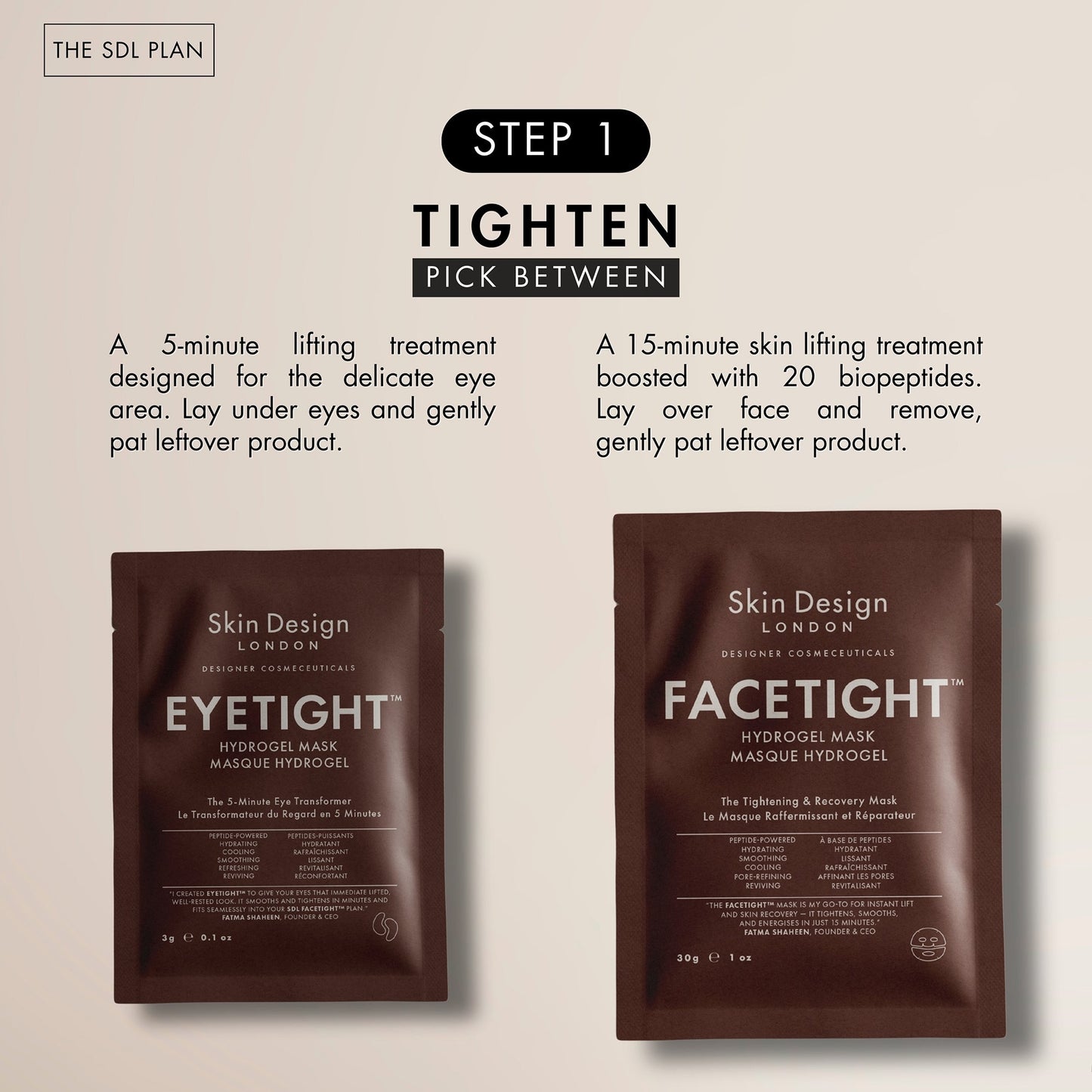 Skin Design London Eyetight Hydrogel Mask (Individual) - Image 7