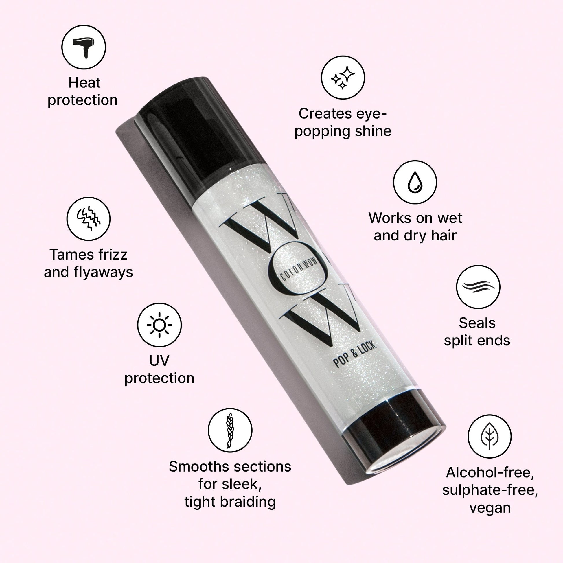 Color Wow Pop & Lock High Gloss Finish - Application