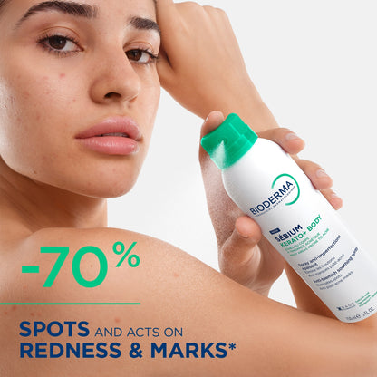 Bioderma Sebium Kerato+ Body Spray - Application