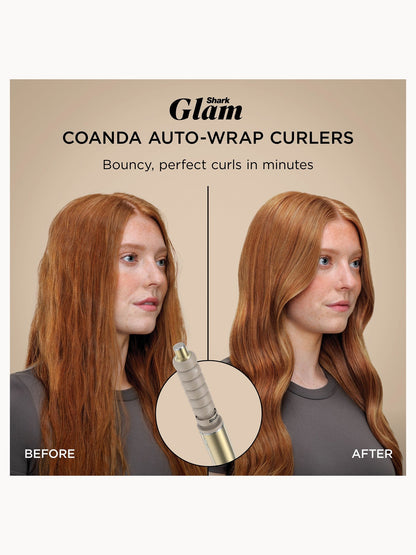 SHARK Glam 4-in-1 Hot Tool Air Styling + Drying System Gold- For Straight, Wavy and Bouncy Styles - Image 9