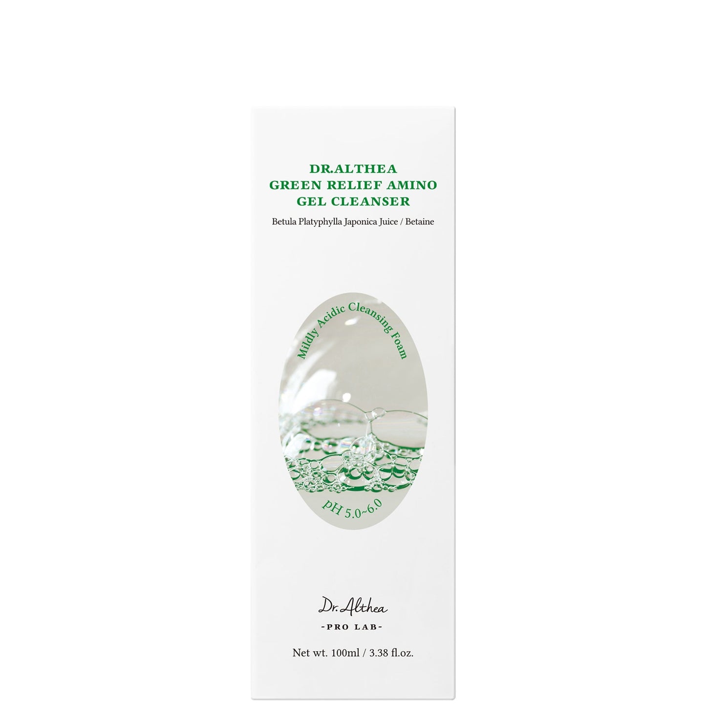 Dr. Althea Green Relief Amino Gel Cleanser - Product Details