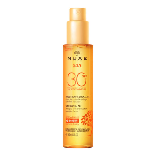 NUXE Face and Body Sun Tanning Oil SPF 30