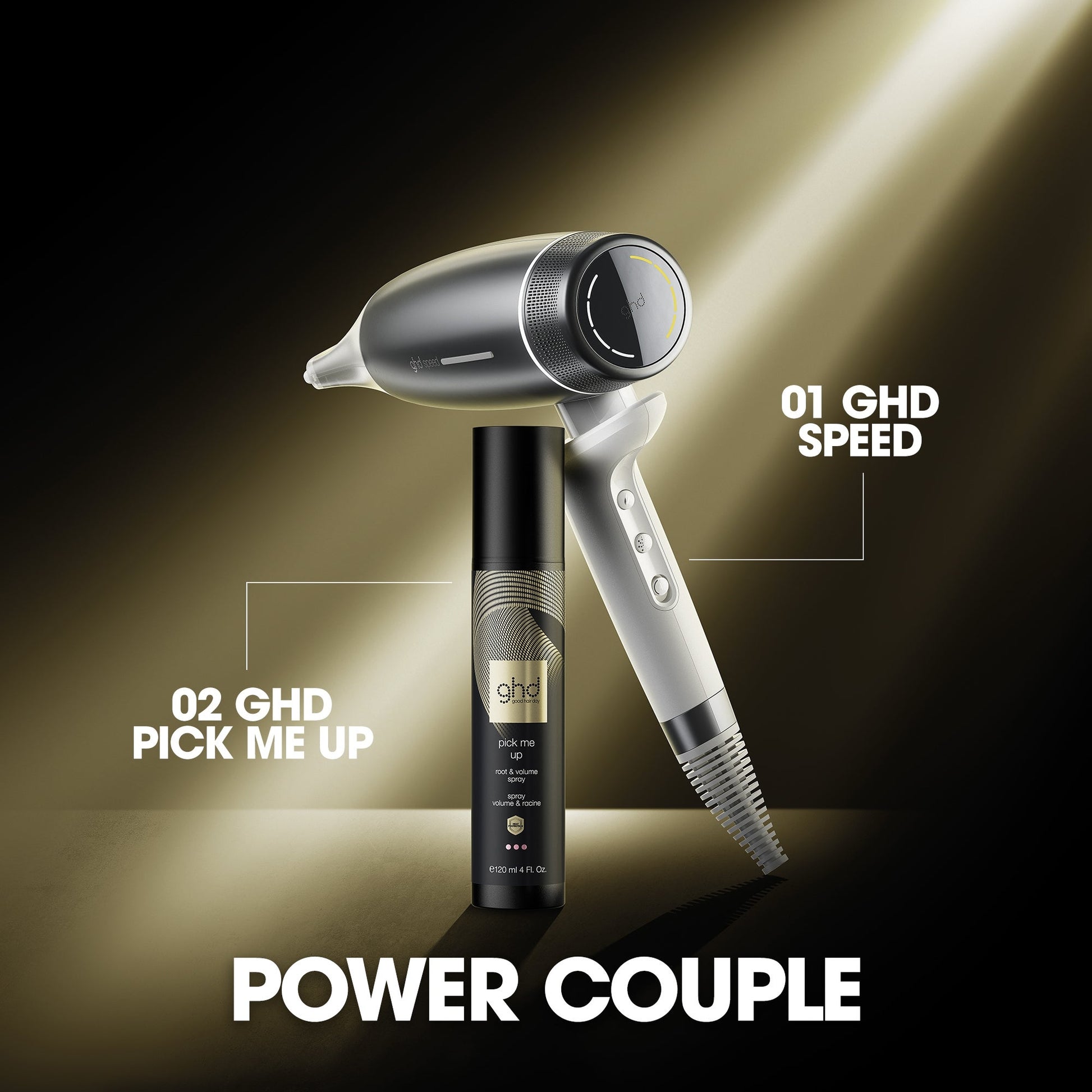ghd Speed Hairdryer Silver White - Image 6