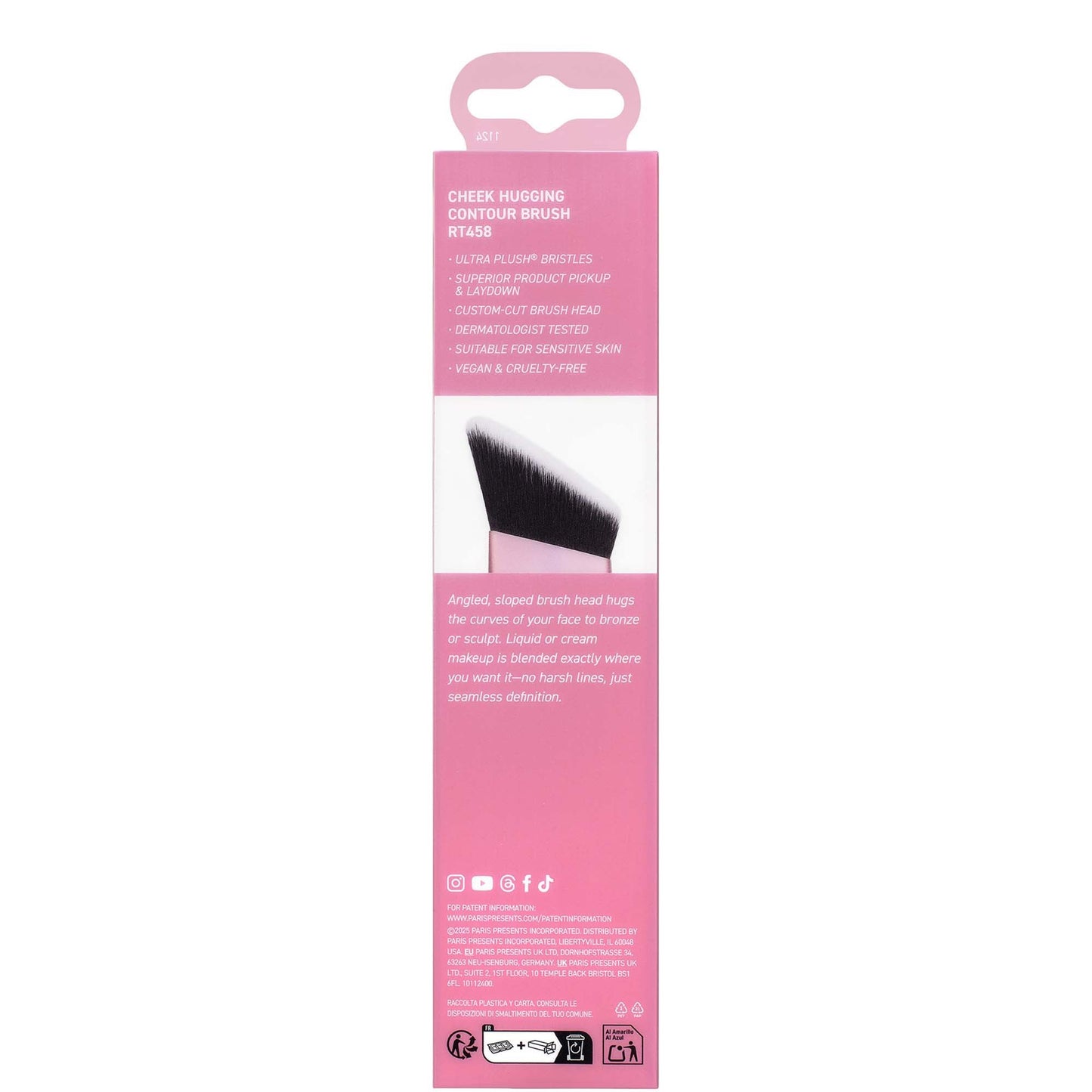Real Techniques Cheek Hugging Contour Brush - Application
