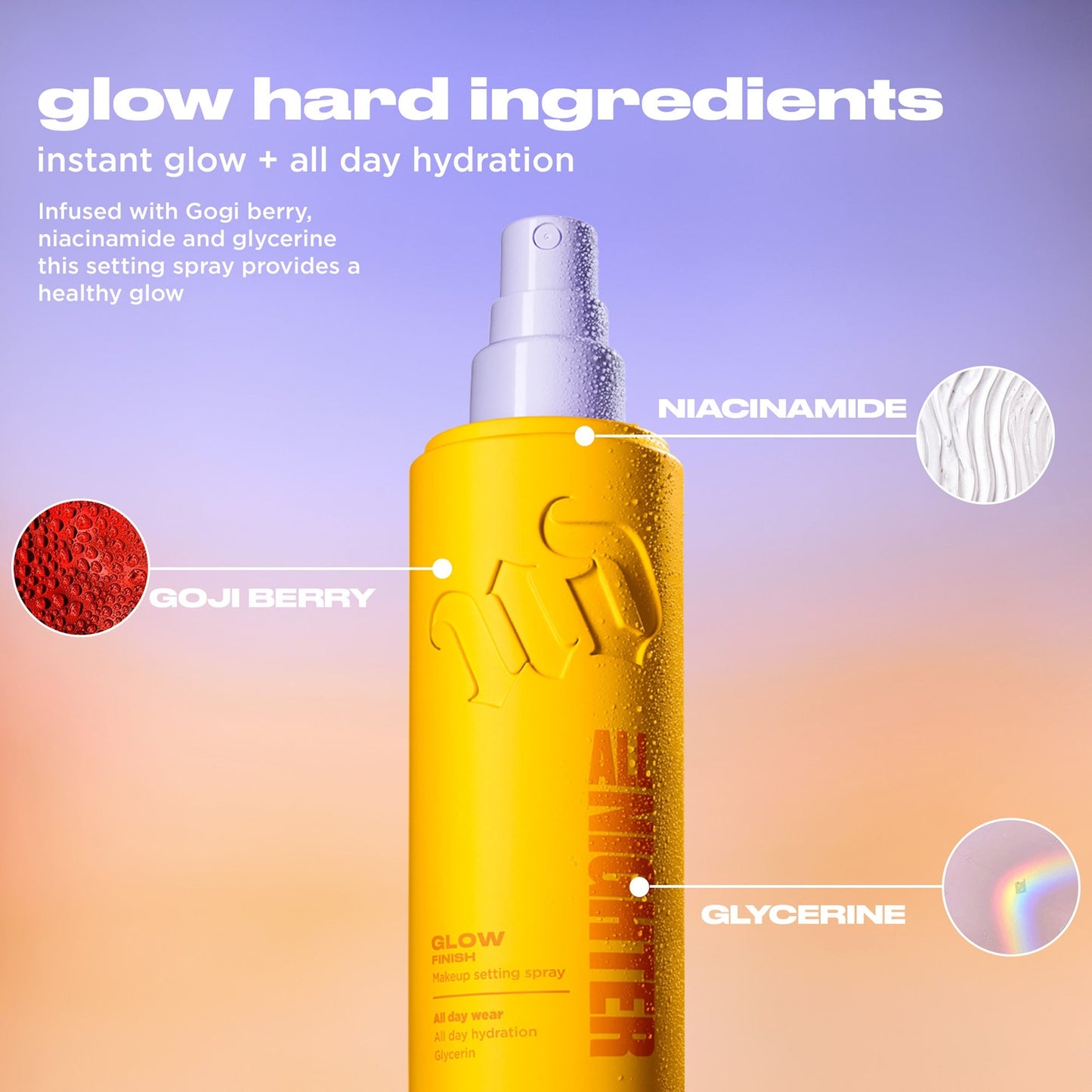 Urban Decay All Nighter Setting Spray Glow - Image 5