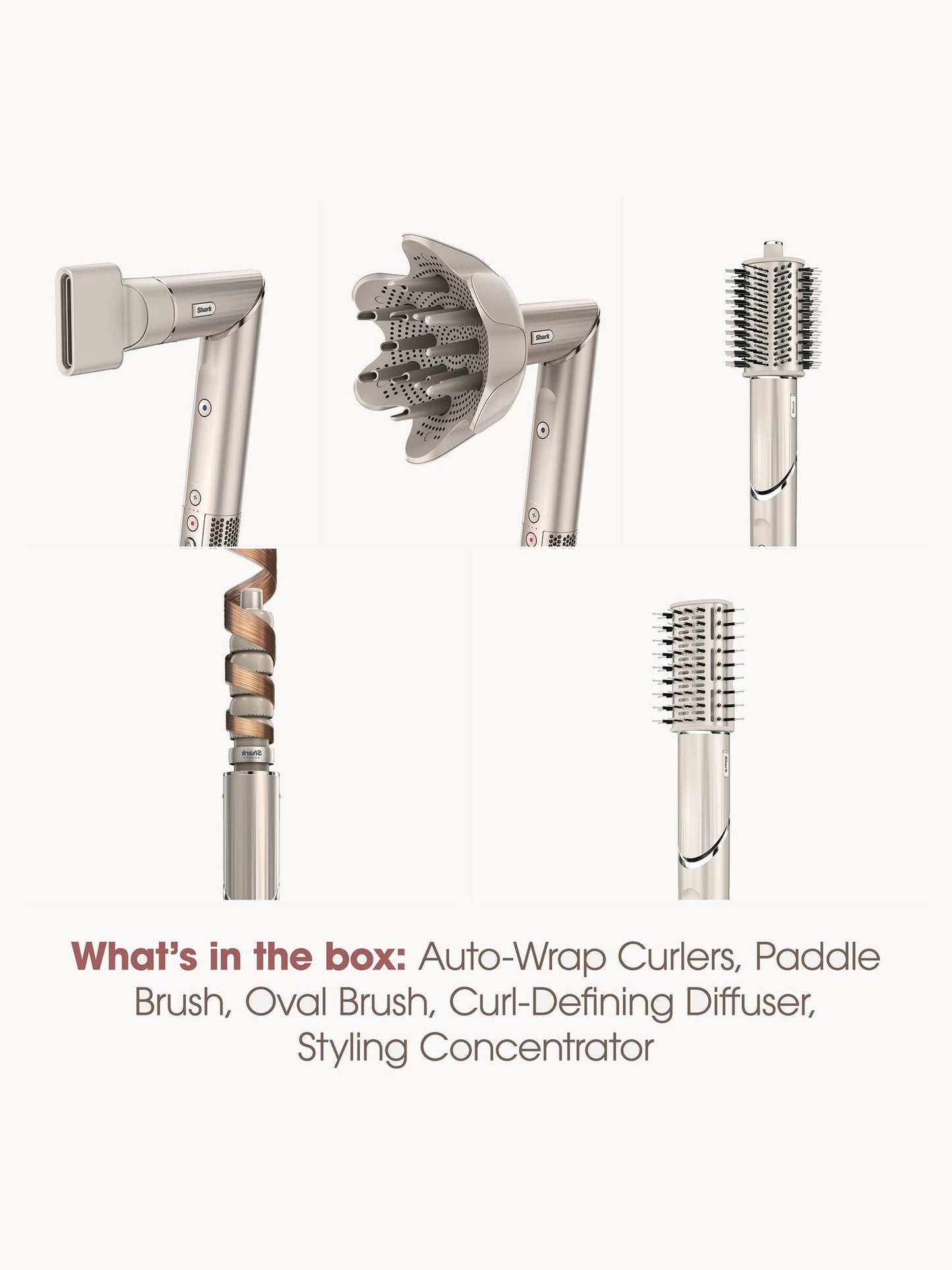 SHARK Beauty FlexStyle 5-in-1 Air Styler and Hair Dryer with Storage Case - Stone - Image 10