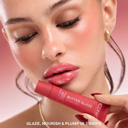 ICONIC London Butter Glaze Lip Balm - Application