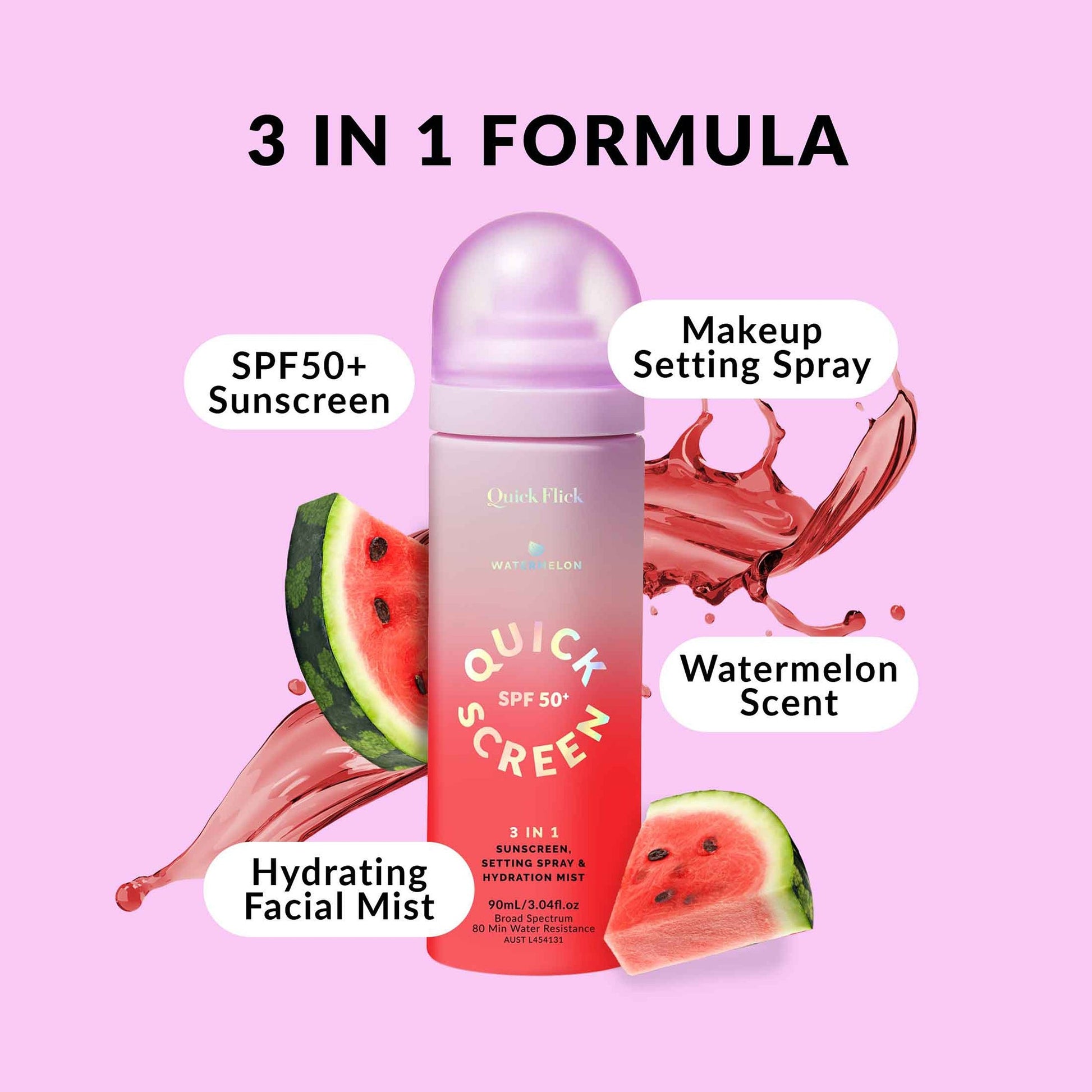 Quick Flick Glow to Go Gift Pack - Application