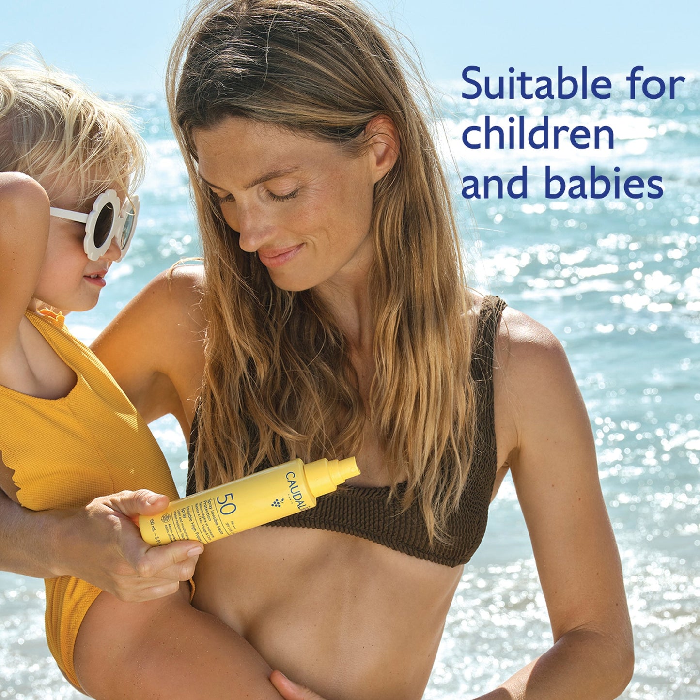 Caudalie Invisible High Protection Spray SPF50 - Application