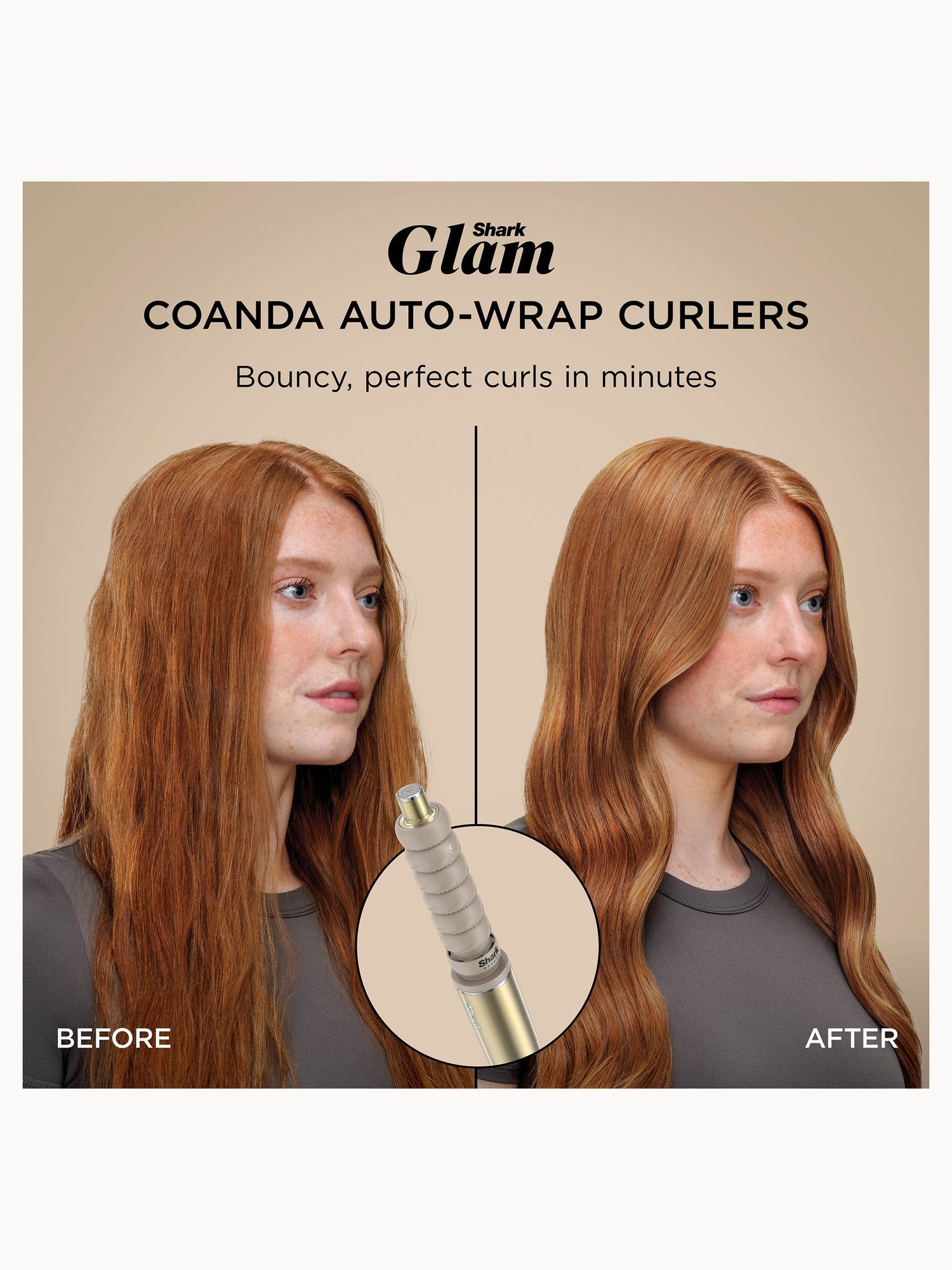 SHARK Glam 5-in-1 Hot Tool Air Styling + Drying System Gold - For Straight, Sleek, Wavy and Bouncy Styles - Image 7