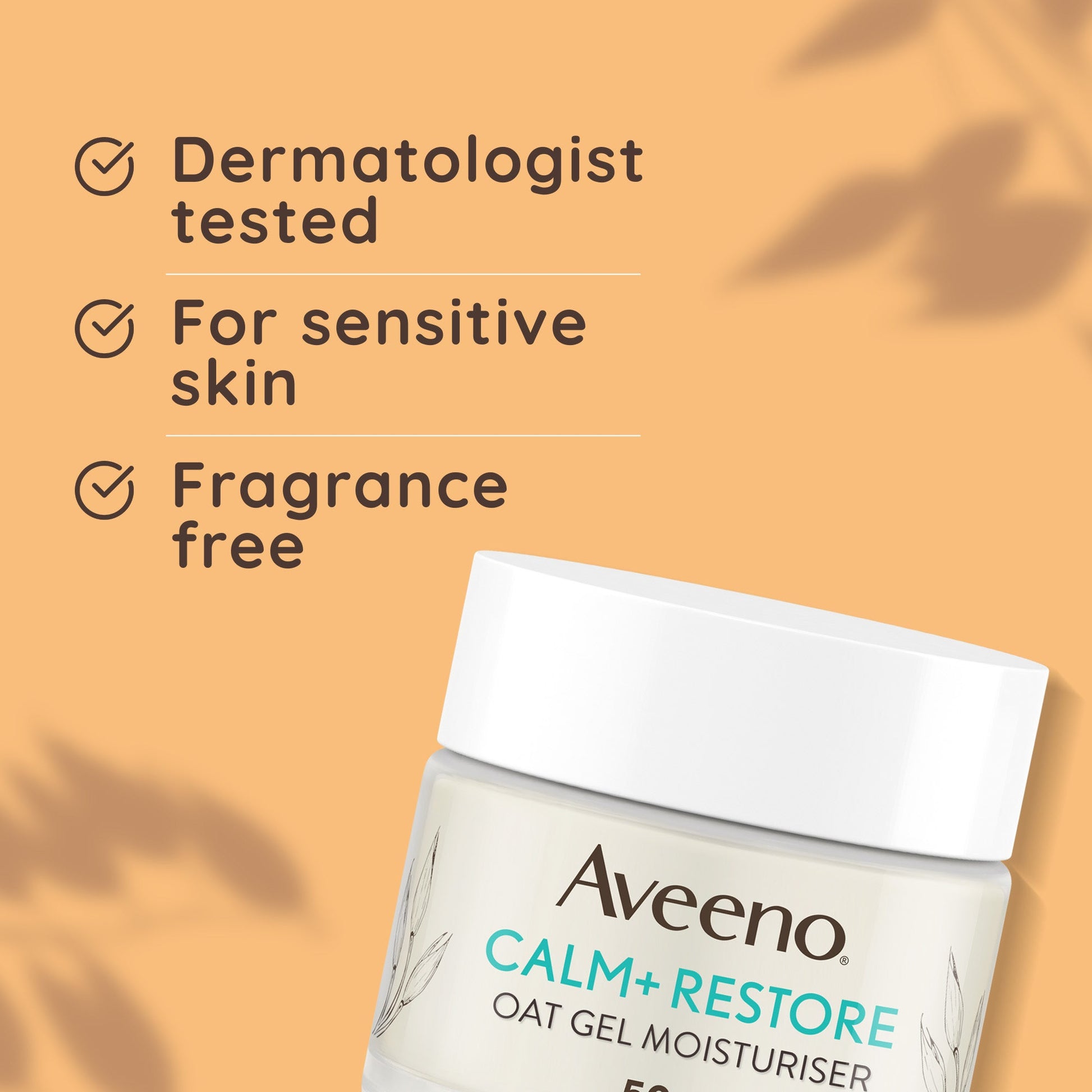 Aveeno Face Calm and Restore Oat Gel Moisturiser - Image 5