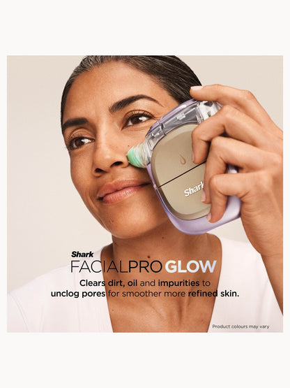 SHARK Beauty FacialPro Glow + Depuffi at Home Facial - Spa Blue - Product Details