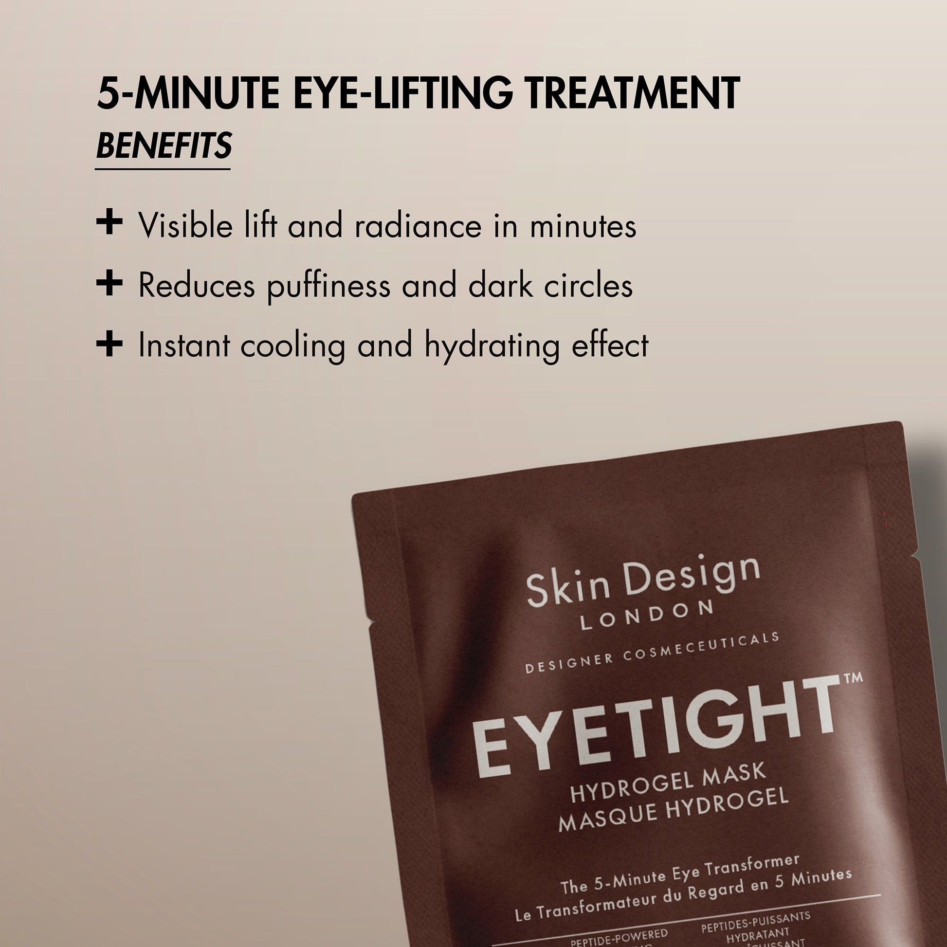 Skin Design London Eyetight Hydrogel Mask (Individual) - Application