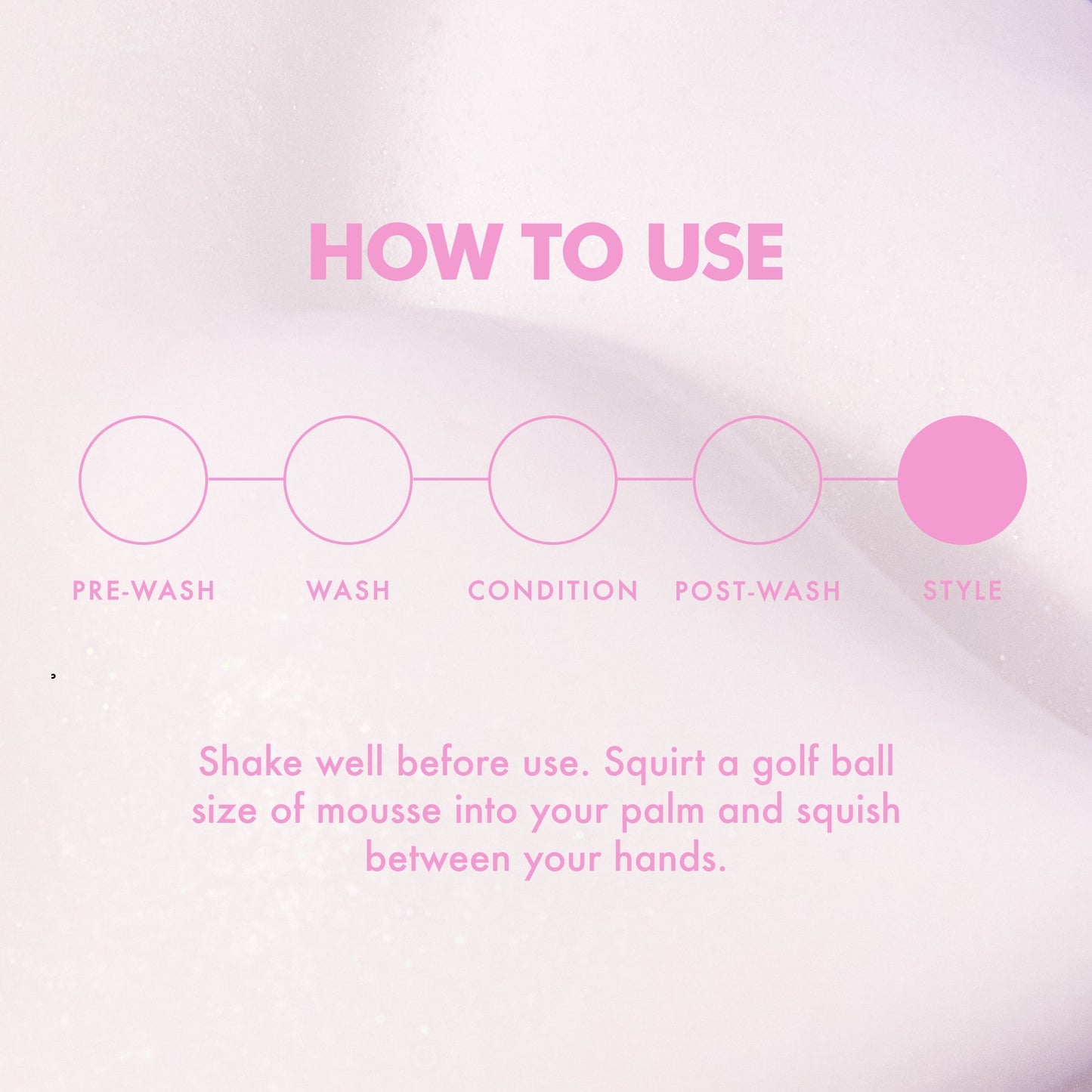 Umberto Giannini Wavy Whip Style Control Mousse - Image 7