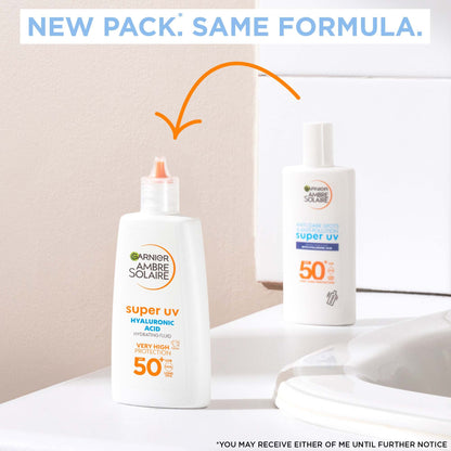 Garnier Ambre Solaire Ultra-Light Sensitive Sun Protection Face Fluid SPF50+ - Image 10