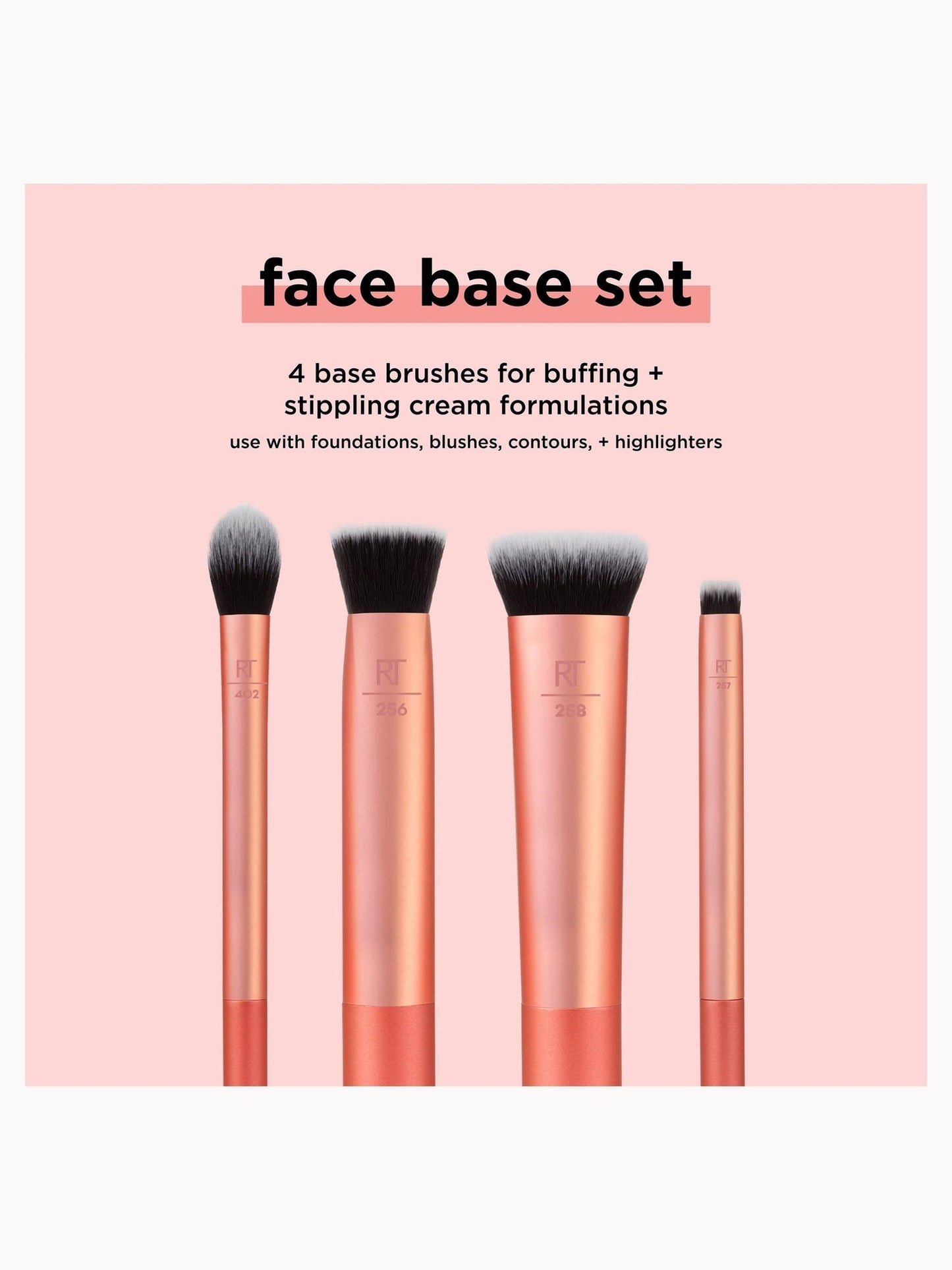 Real Techniques Face Base Set - Application