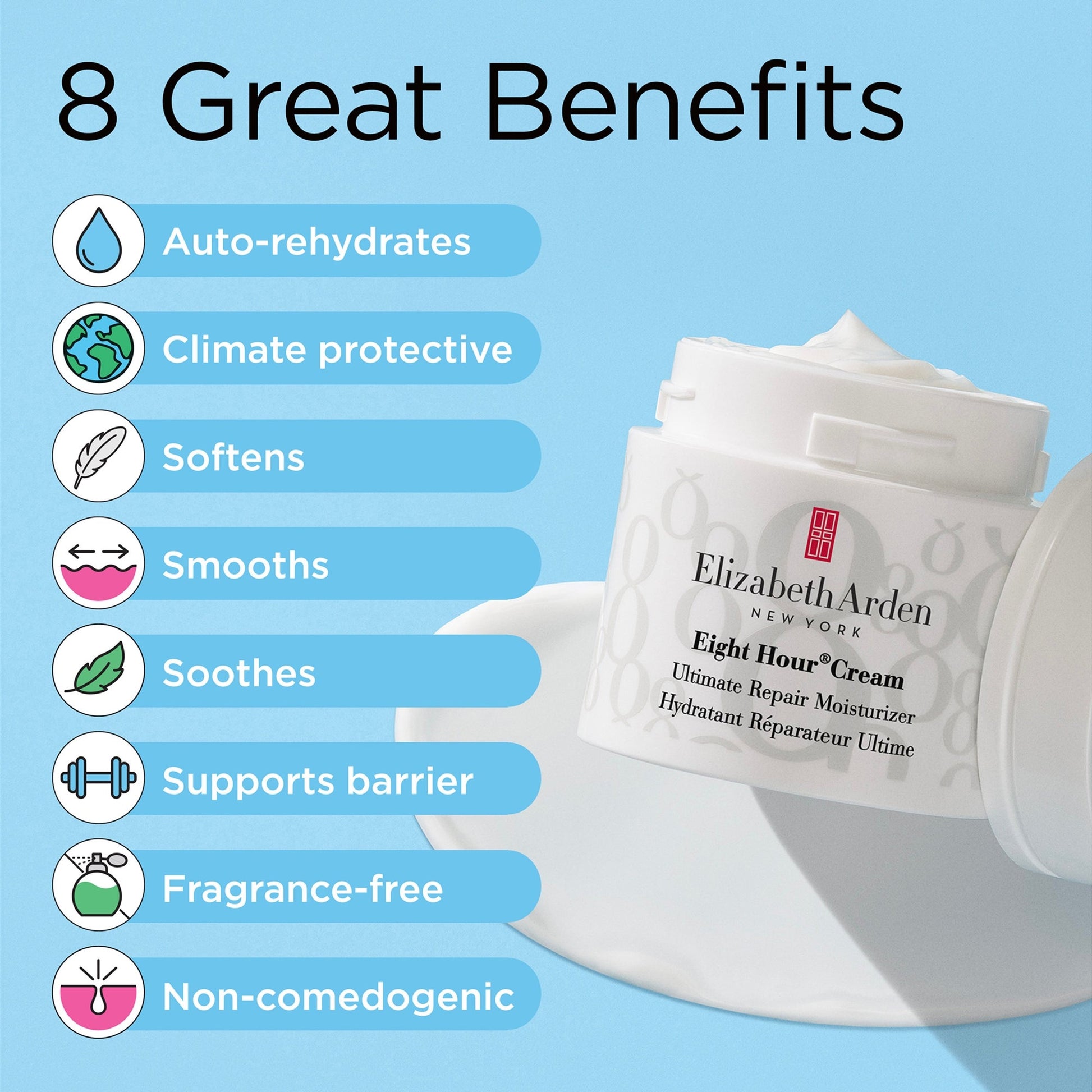 Elizabeth Arden Eight Hour Cream Ultimate Repair Moisturizer - Image 10