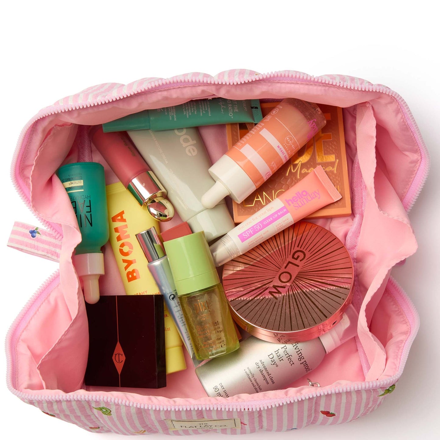 The Flat Lay Co. Marshmallow Flat Lay Makeup Box Bag - Frutas - Image 6