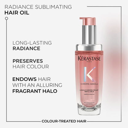 Kérastase Chroma Absolu Refillable Hair Oil And Duo - Application