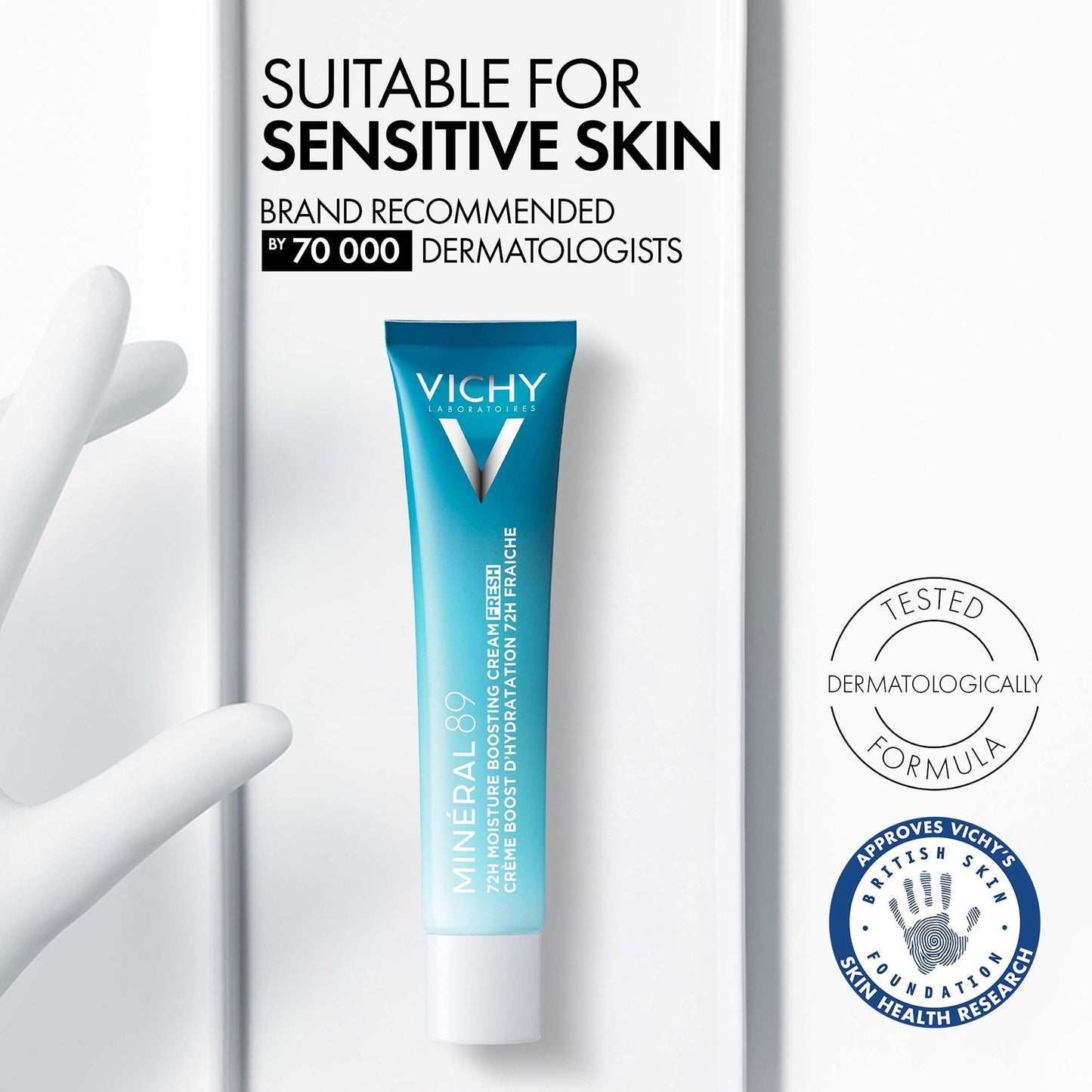 Vichy Minéral 89 72 Hr Hyaluronic Acid Moisture Boosting Cream - Image 10